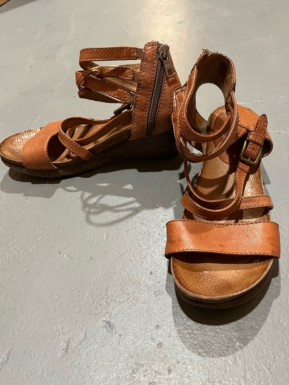 Miz Mooz Shay Hazelnut Sandals size 37 - Picture 2 of 6